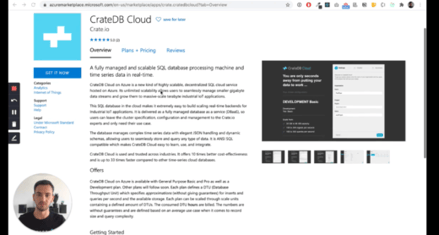 Getting started with CrateDB Cloud on Azure