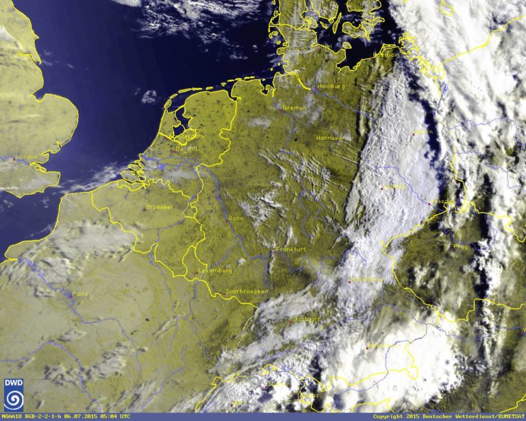 Weather Satellite Image (c) DWD