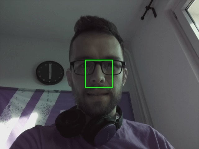 Facial recognition testing in progress