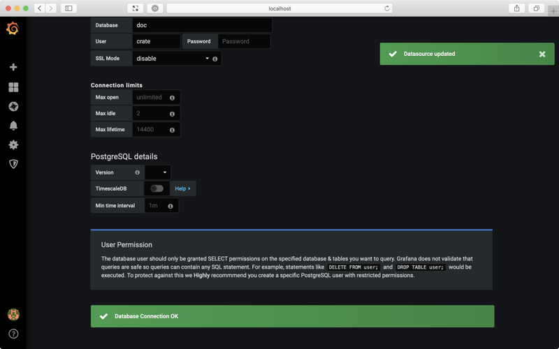 Grafana screenshot