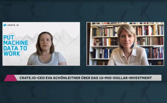 Crate.io CEO Eva Schönleitner talks with Der Brutkasten about the 10 Million Dollar Investment